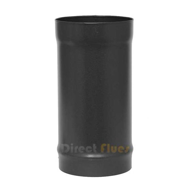 300mm Plain Stove Pipe (5 inch) Matt Black