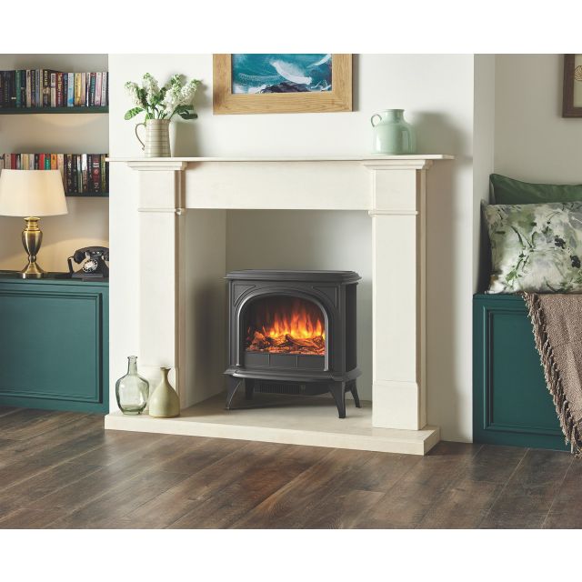 Gazco Huntingdon 30 Electric Stove with Clear Door