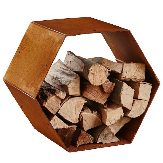 Heta Hexagon Modular Outdoor Log Store
