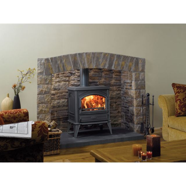 Dovre 640 Wood Burning Stove - Matte Black