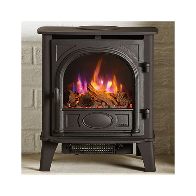 Gazco Stockton 5 Electric Stove - Matt Black