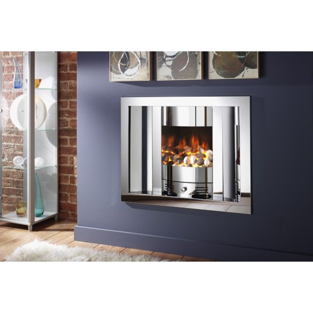 Crystal Fires Emerald Hole-in-the-Wall Gas Fire