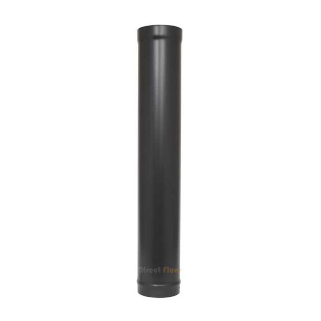900mm Plain Stove Pipe (5 inch) Matt Black