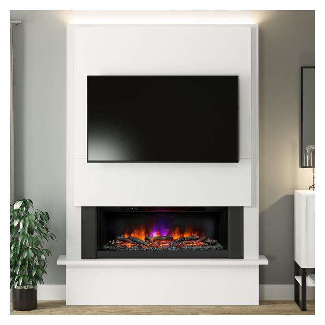 FLARE Collection by Be Modern Oxton Chimney Breast Electric Fireplace