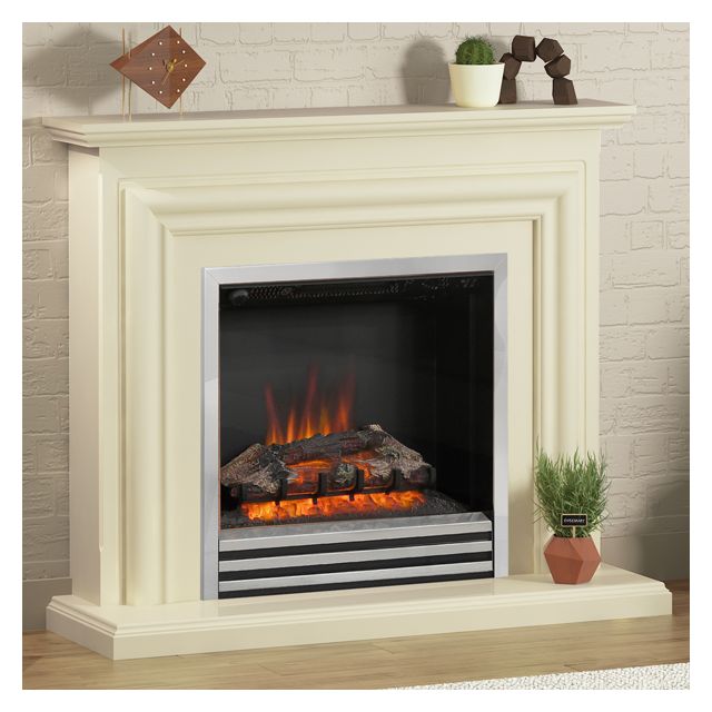 FLARE Collection by Be Modern Carina Electric Fireplace Suite