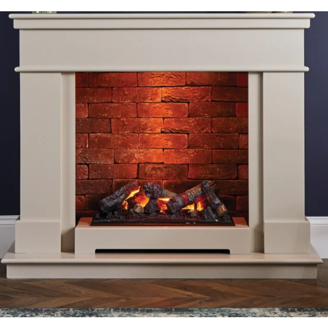 Katell Vittoria 46" Italia Optimyst Electric Fireplace Suite