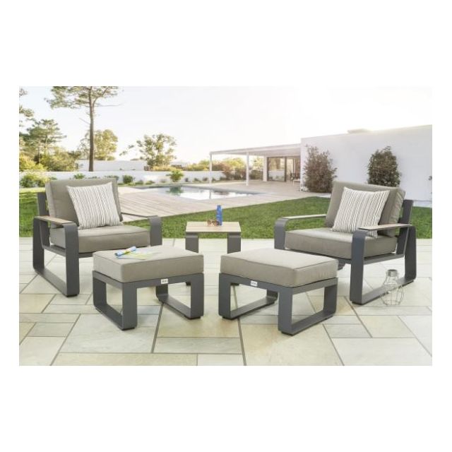 Sandon Chair and Footstool Set