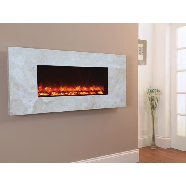Celsi Electriflame XD 1100 Travertine Wall Mounted Electric Fire