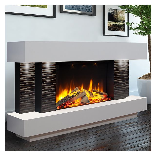Celsi Ultiflame VR Toronto S600 Illumia Electric Fireplace Suite