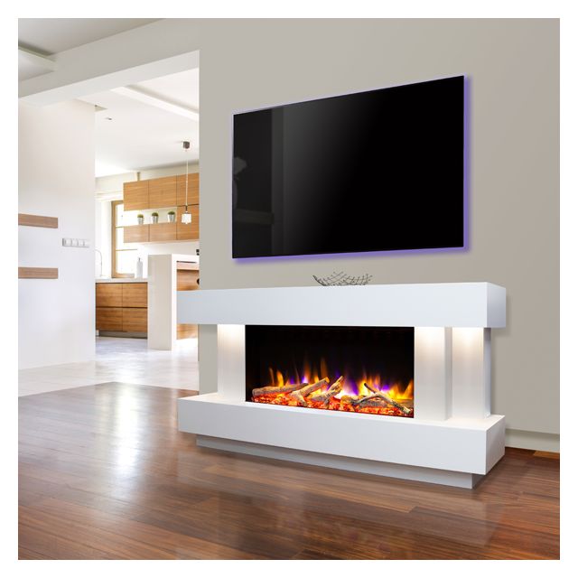 Celsi Ultiflame VR Toronto 800 Illumia Electric Fireplace Suite