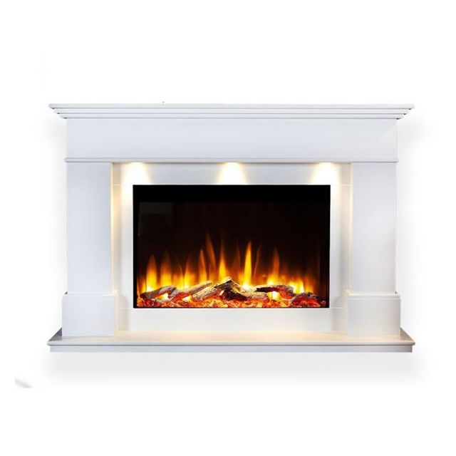 Celsi Ultiflame VR Aleesia Electric Fireplace Suite