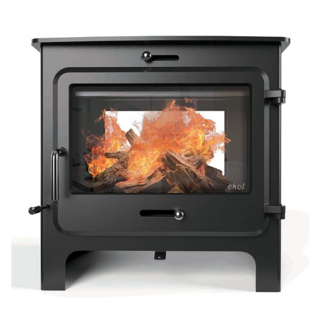 Ekol Clarity Double Sided Multi-Fuel / Wood Burning Stove