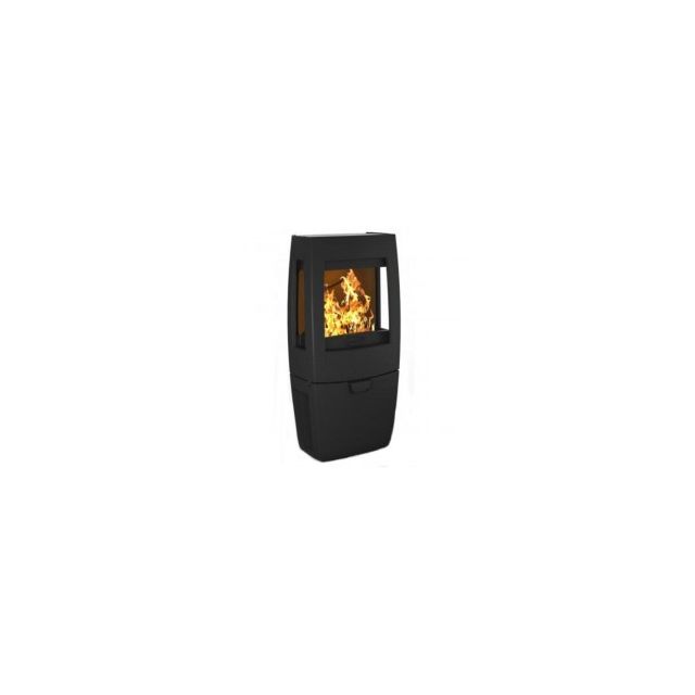 Dovre Sense 203 Wood Burning Stove - Matte Black / Glass Sides