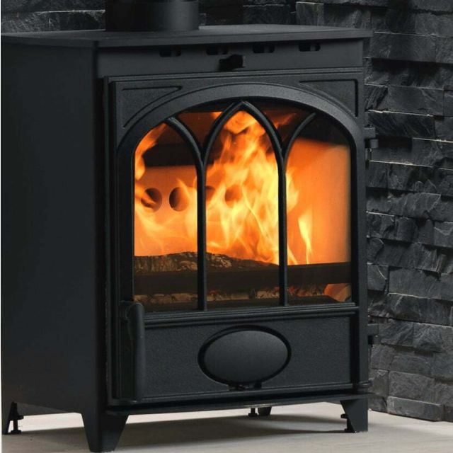 Fireline FT5W-3 V3 With Tracery Arch Door Multi-Fuel 5kw