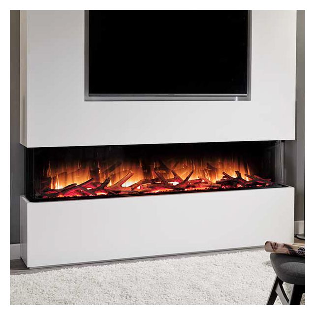 Flamerite Glazer 1800 1-2-3 Sided Electric Fire