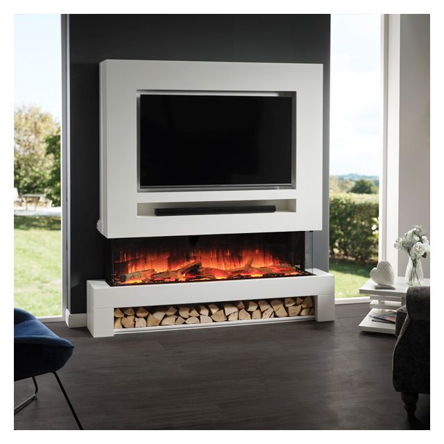 Flamerite Radia 1500 1-2-3 Sided Electric Fire