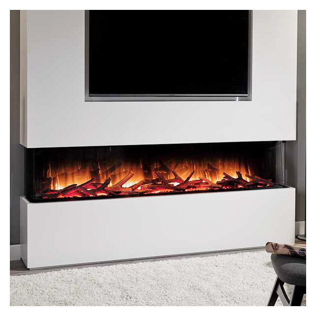 Flamerite Radia 1800 1-2-3 Sided Electric Fire