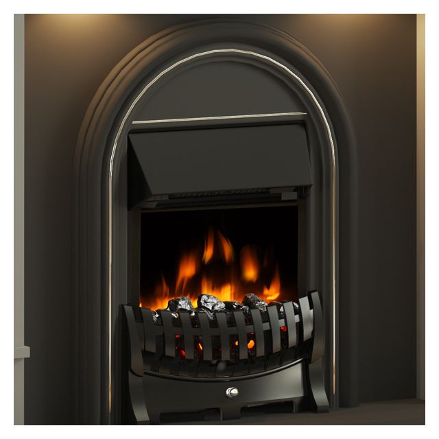 FLARE Collection by Be Modern Broadwell Electric Fireplace Suite