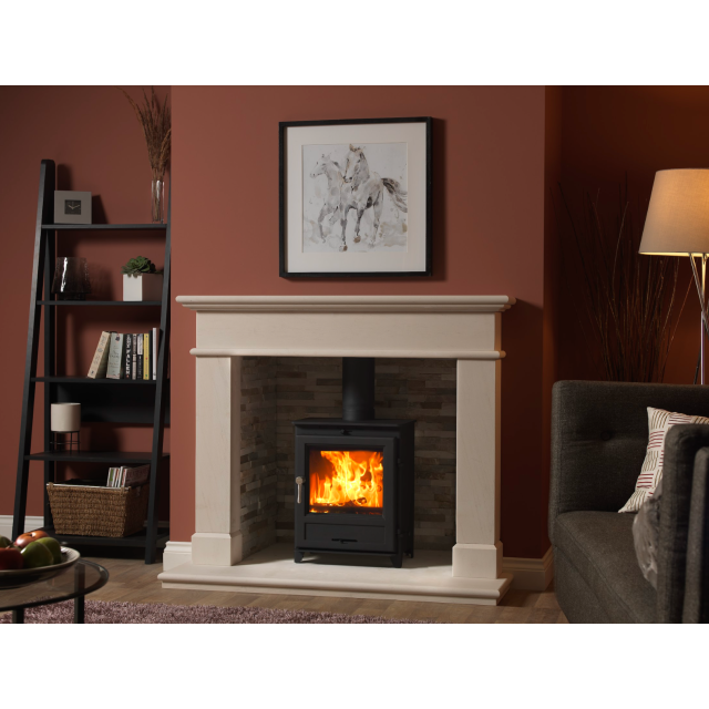 FP8-4 Multifuel Stove with Chunky Square Door