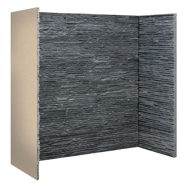 Gallery Graphite Slate Waterfall Fireplace Chamber Panels
