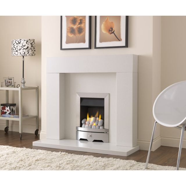 Valor 0595603 Seattle Slimline Gas Fire - Chrome