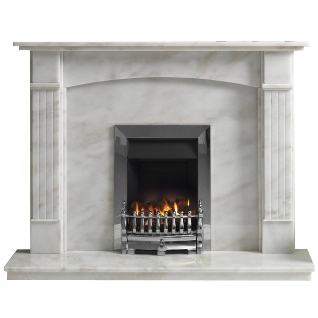 Caterham Mirabelle 54 Inch Fireplace - Bianca Rosa