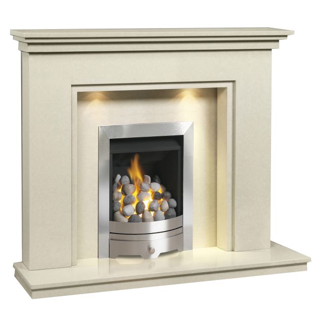 Caterham Cambridge 48 Inch Fireplace - Bianca Beige