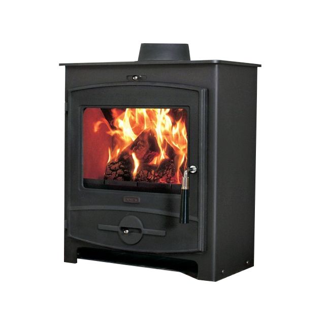 Portway No 2 CV07 Smoke Exempt Multifuel Stove - Matte Black