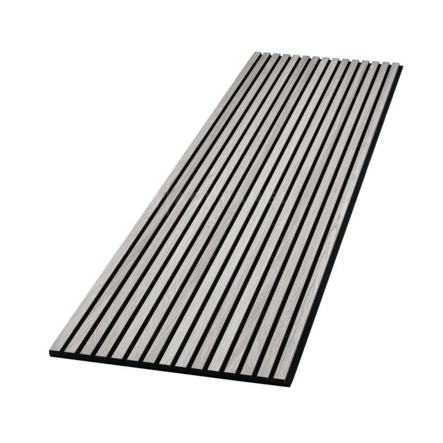 Light Grey Decorative Acoustic Slat Wall Panel
