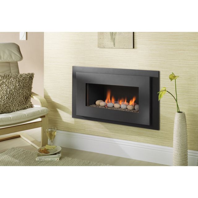 Crystal Miami Remote Control Gas Fire