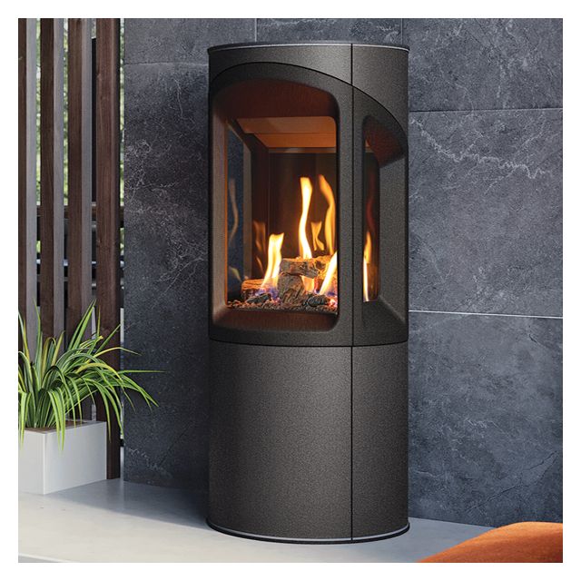 Gazco Onyx Liv 3 Gas Stove Balanced Flue