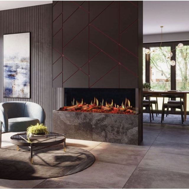 Onyx Fusion 1-2-3 Sided Electric Fire