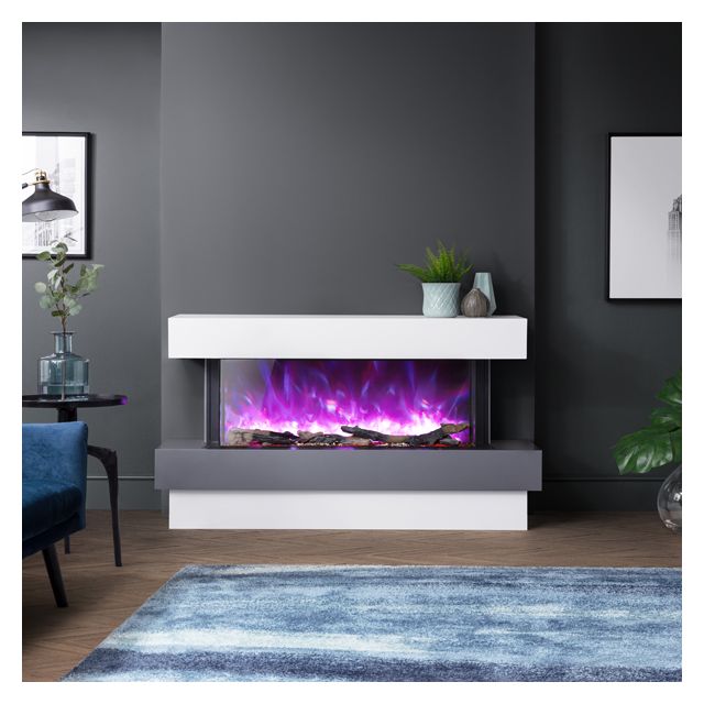 AGA Rayburn Stratus Tru View 125 Electric Fireplace Suite