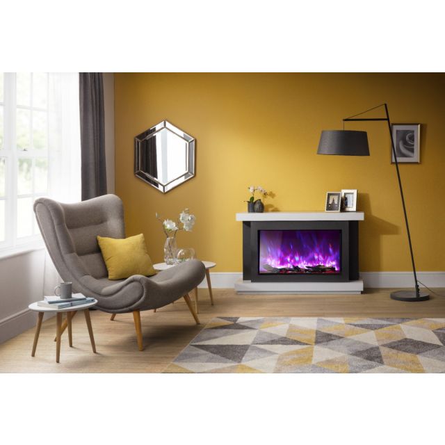 AGA Rayburn Stratus 125 Extra Tall Electric Fireplace Suite