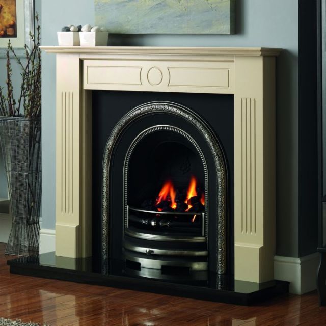 GB Mantels Rutland Oak Fireplace Suite
