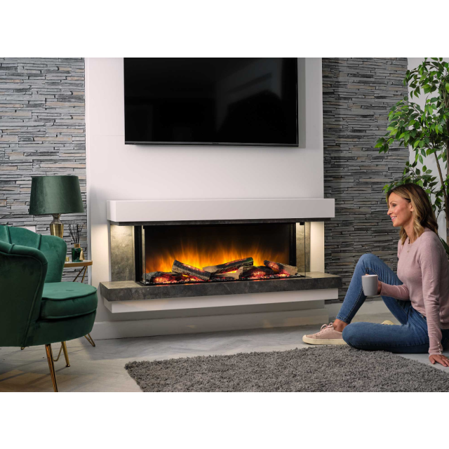 Flamerite E-FX Payton 1000 Electric Fireplace Suite