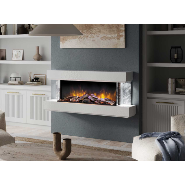 Flamerite E-FX Lazio 1500 Electric Fireplace Suite