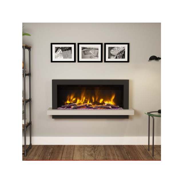 Be Modern 51" Huxton Pryzm 5D 1000 Timber Wall/M Suite