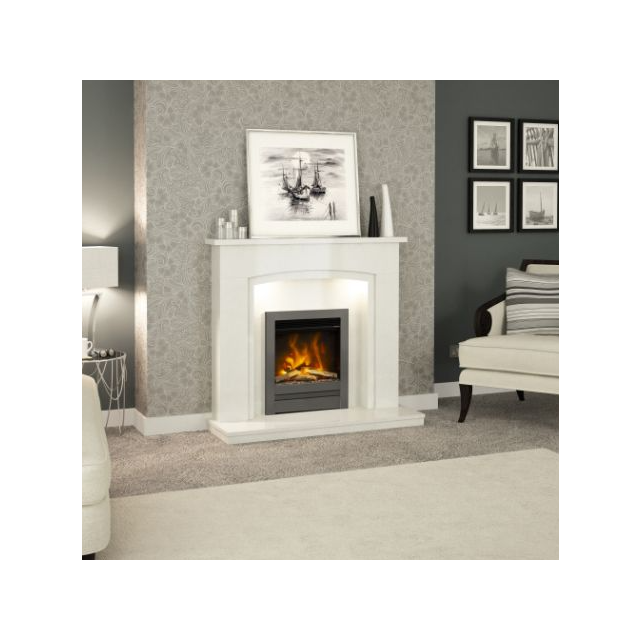 Be Modern Pryzm 16" Electric Fire - Edge Black Nickel Fascia