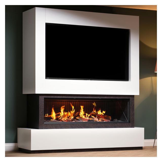 Vision E-Line Solus iX15 Electric Fire Media Wall