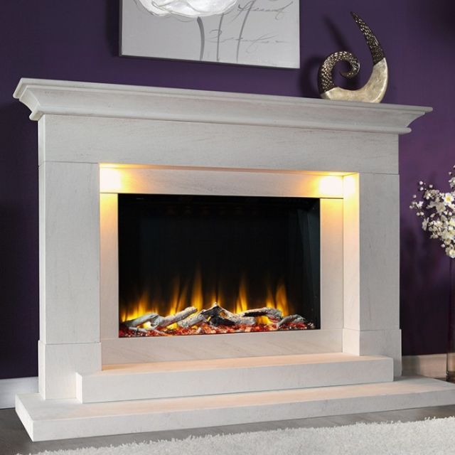 Celsi DLX Aleesia 750 illumia Electric Fireplace Suite