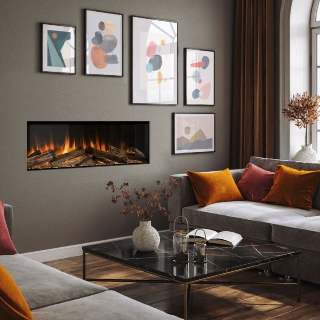 Evonic Volante 1250 Black Edition Electric Fire