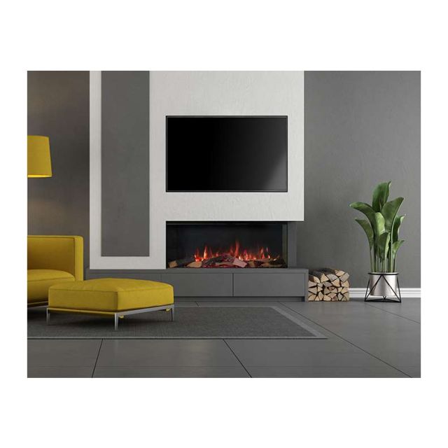 VISION E-LINE SOLUS VS100 LED MEDIA WALL FIRE ELECTRIC FIRE