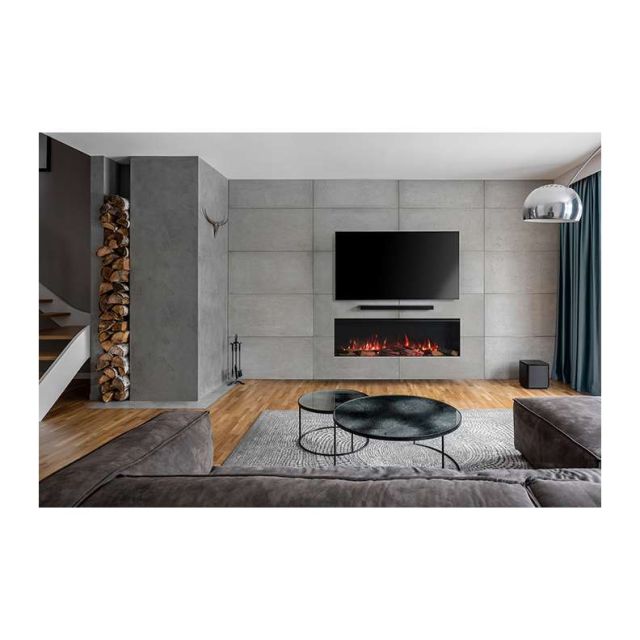 VISION E-LINE SOLUS VS130 LED MEDIA WALL ELECTRIC FIRE