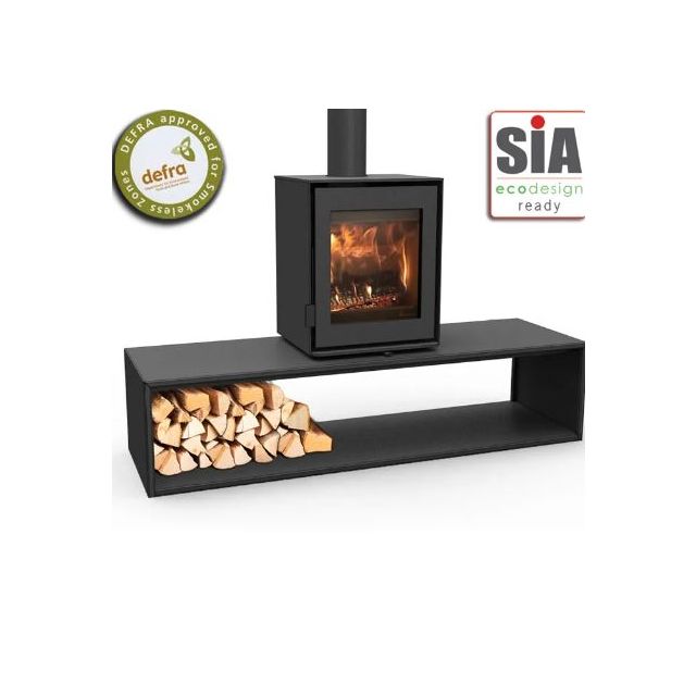 Dik Geurts Modiva 5 Straight Plateau Wood Burning Stove