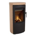 Heta Scanline 7B Multifuel Stove Yellow Sandstone Black Trim