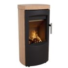 Heta Scanline 7B Multifuel Stove Yellow Sandstone Black Trim