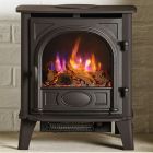 Gazco Stockton 5 Electric Stove - Matt Black