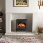 Gazco Huntingdon 40 Electric Stove with Tracery Door