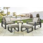 Sandon Chair and Footstool Set
